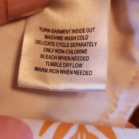 Good Lad Girls Ruffle One Shoulder Dress, Size 4T, Pink & White Hawaiian - Picture 8 of 8